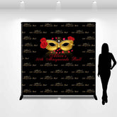 Lofaris Step And Repeat Custom Masquerade Birthday Backdrop